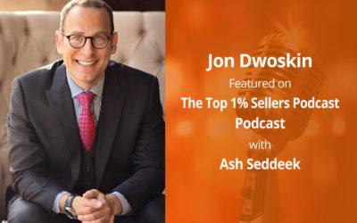 Jon Dwoskin Featured on The Top 1% Sellers Podcast with Ash Seddeek