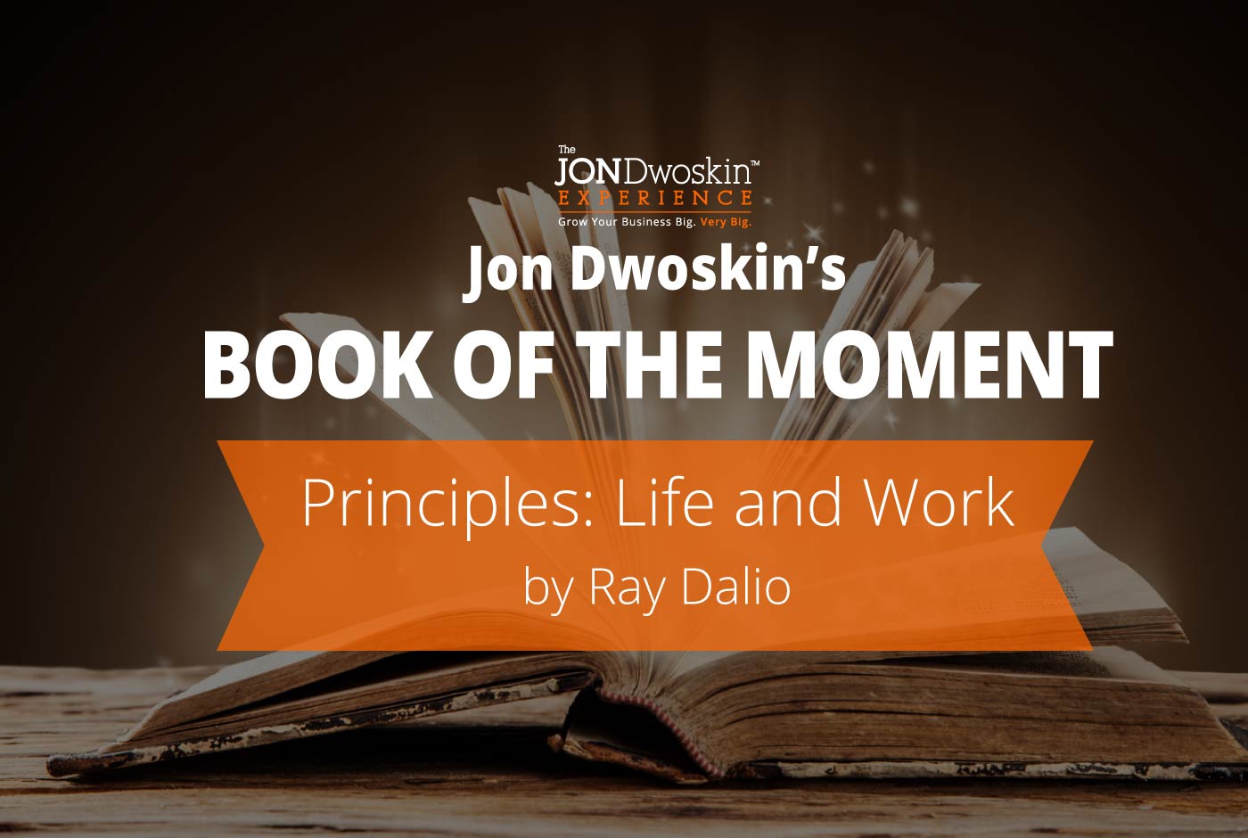 Jon Dwoskin's Book of the Month