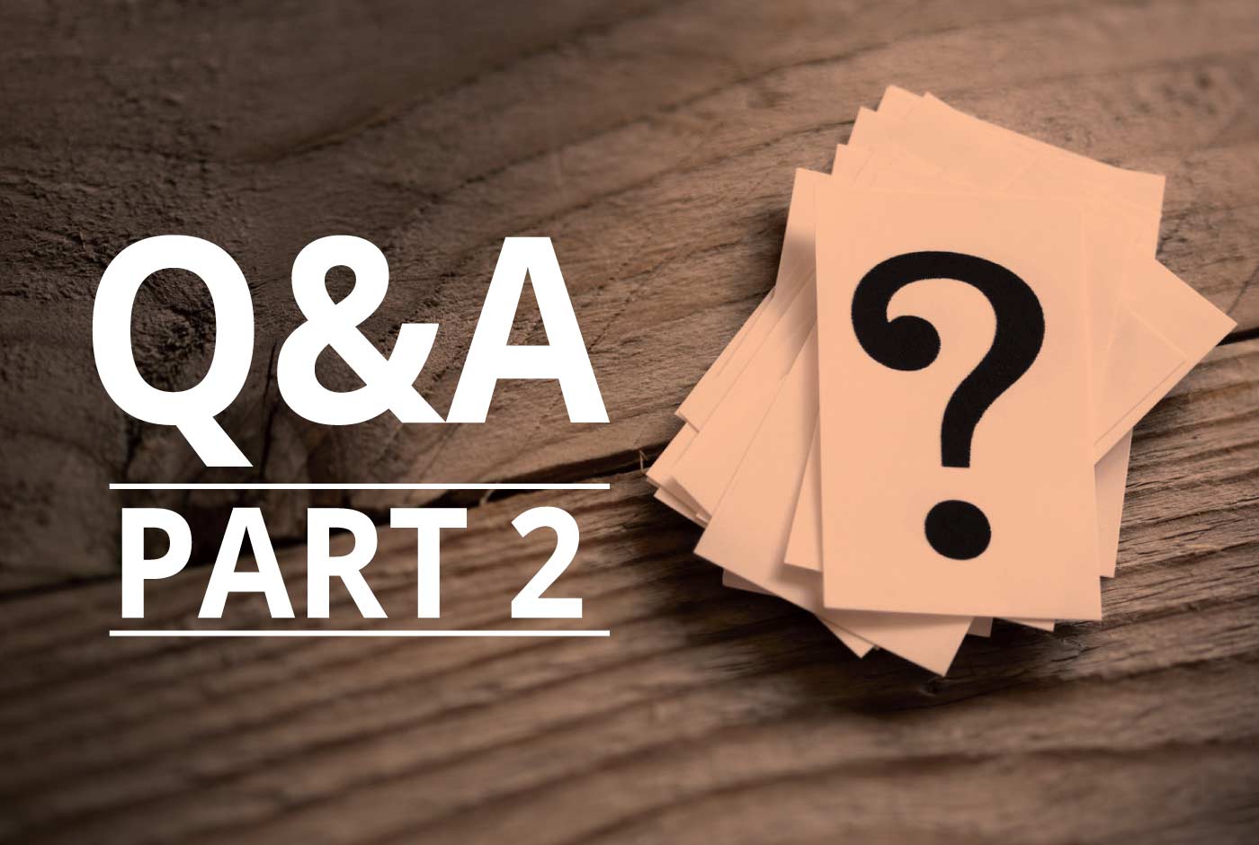 Jon Dwoskin Business Blog: More Qs -- and As!