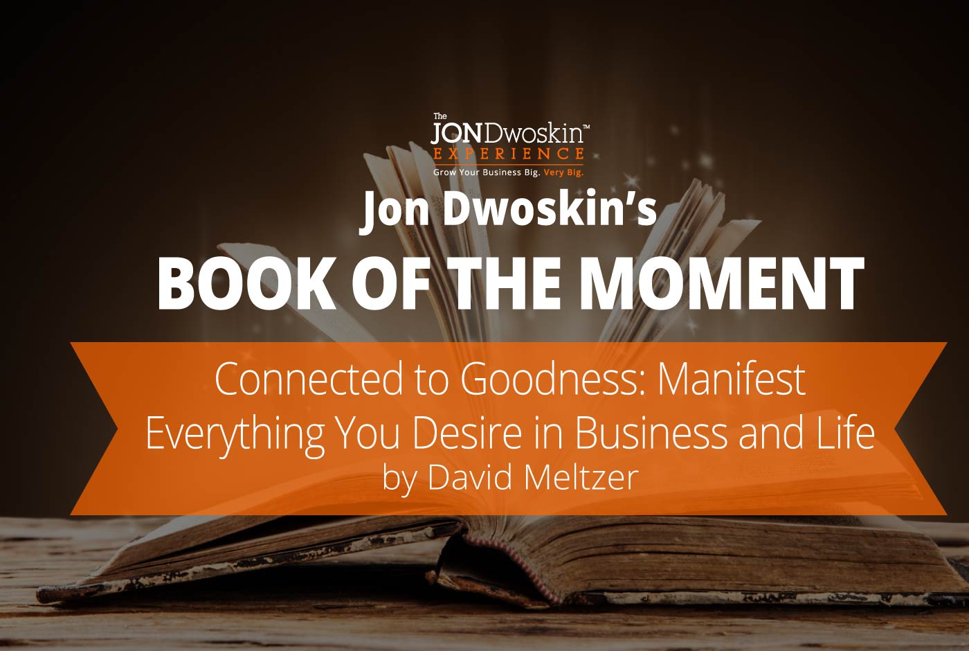 Jon Dwoskin's Book of the Moment