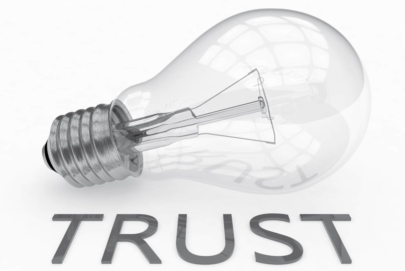7-Minute-Sales-Minute-Podcast-Circle-of-trust - light bulb with "trust"