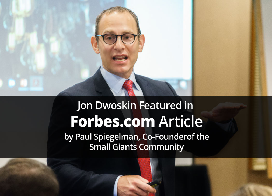 Jon Dwoskin Featured in Forbes.com Article