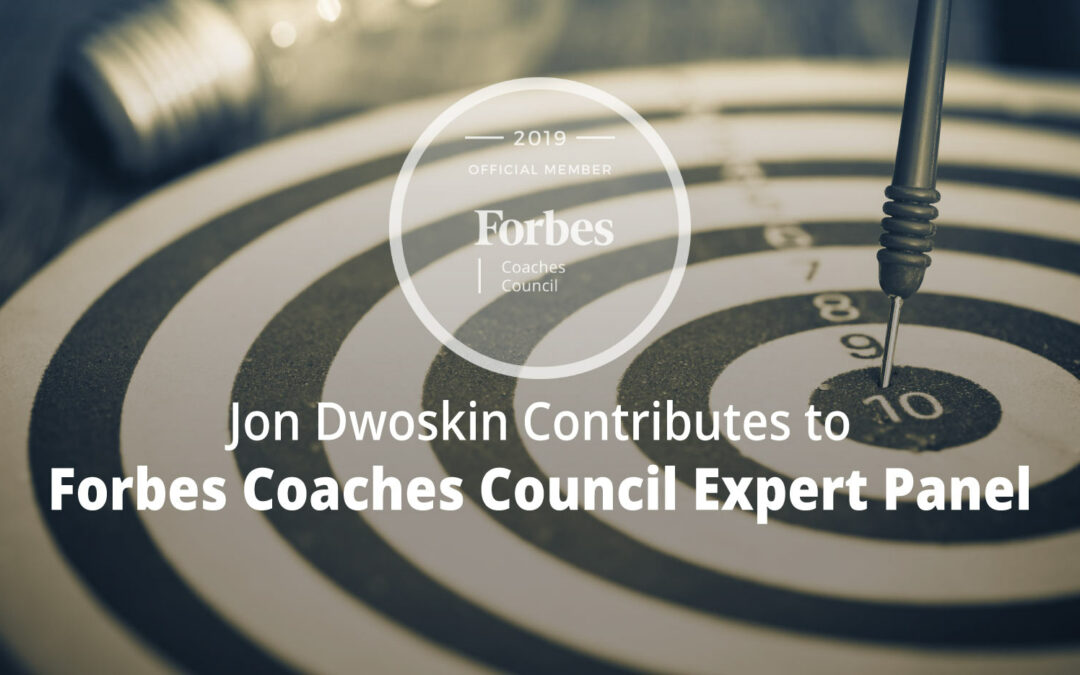 Jon Contributes to Forbes Coaches Council Expert Panel: 15 Ways for Leaders to Give Guidance Without Micromanaging