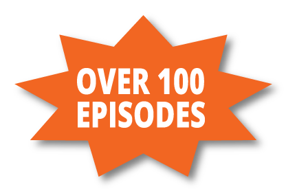 Over 100 Episodes graphic