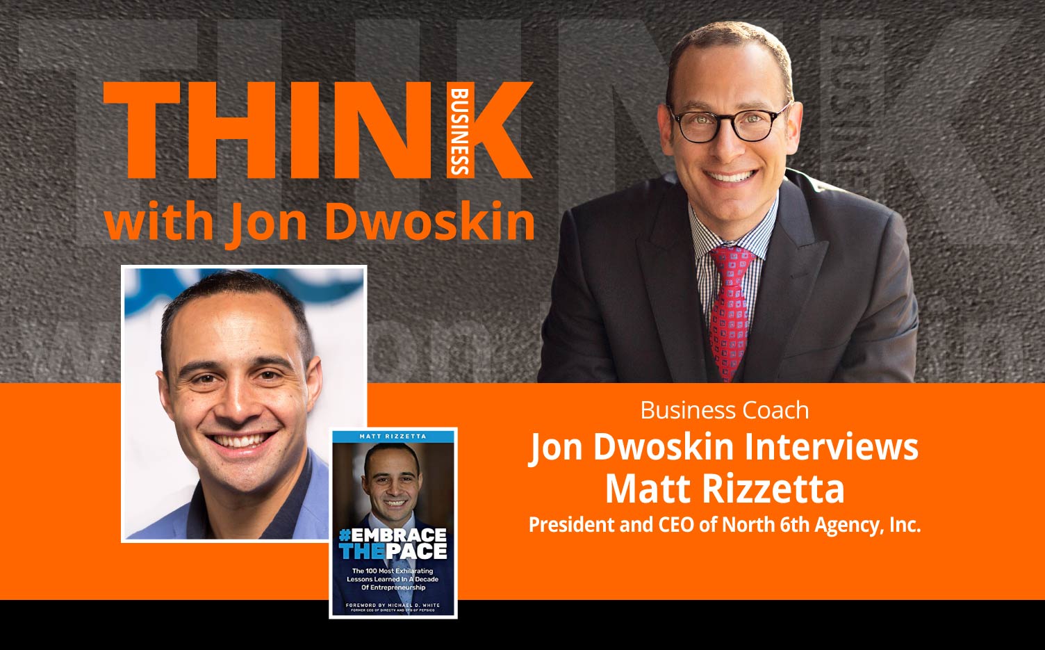 THINK Business Podcast: Jon Dwoskin Interviews Matt Rizzetta, President and CEO of North 6th Agency, Inc. 