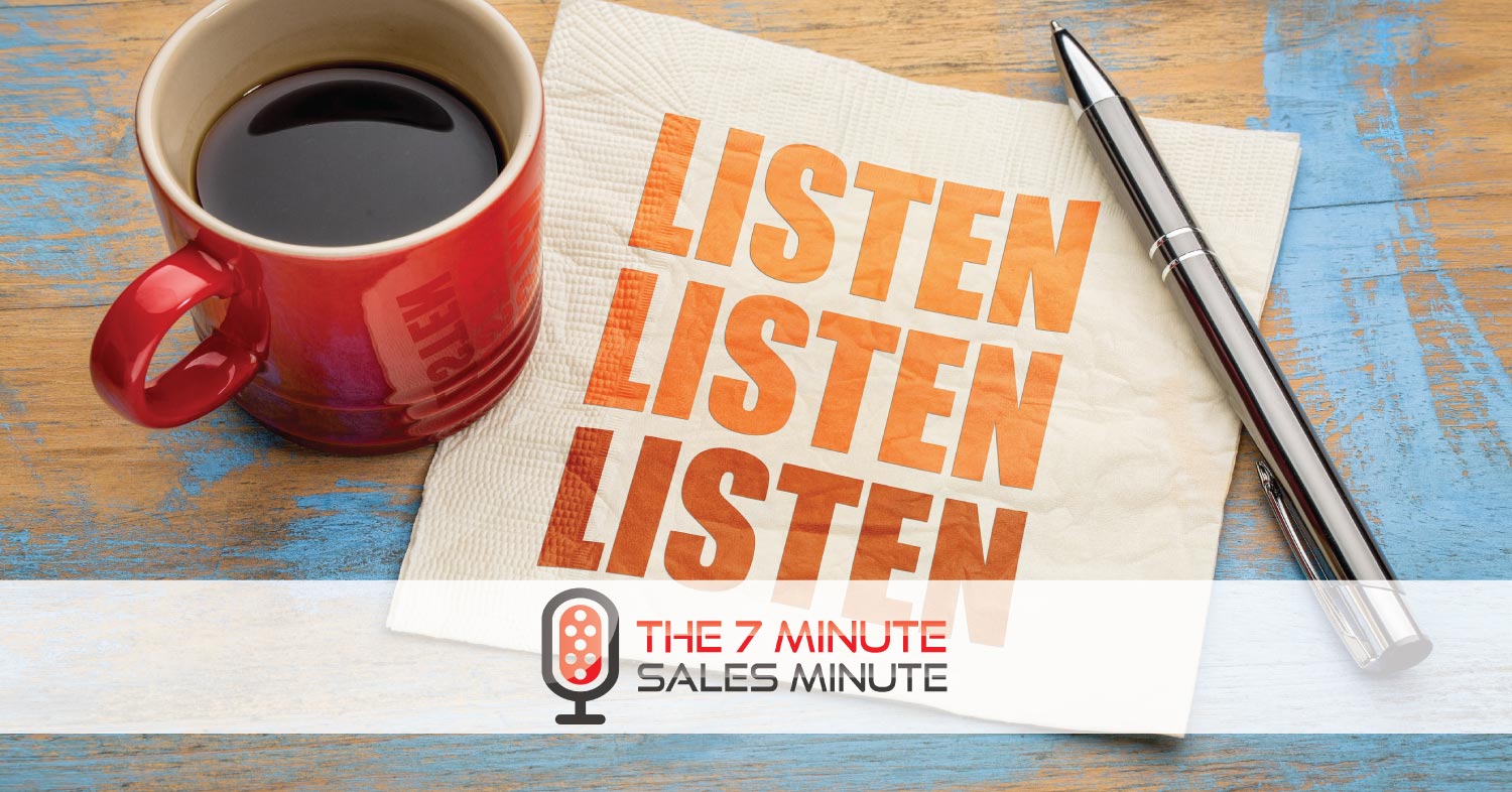 7-Minute Sales Minute Podcast: Season 13 – Episode 29 – Peel The Onion