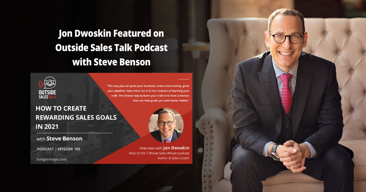 Jon Dwoskin Featured on Outside Sales Talk Podcast