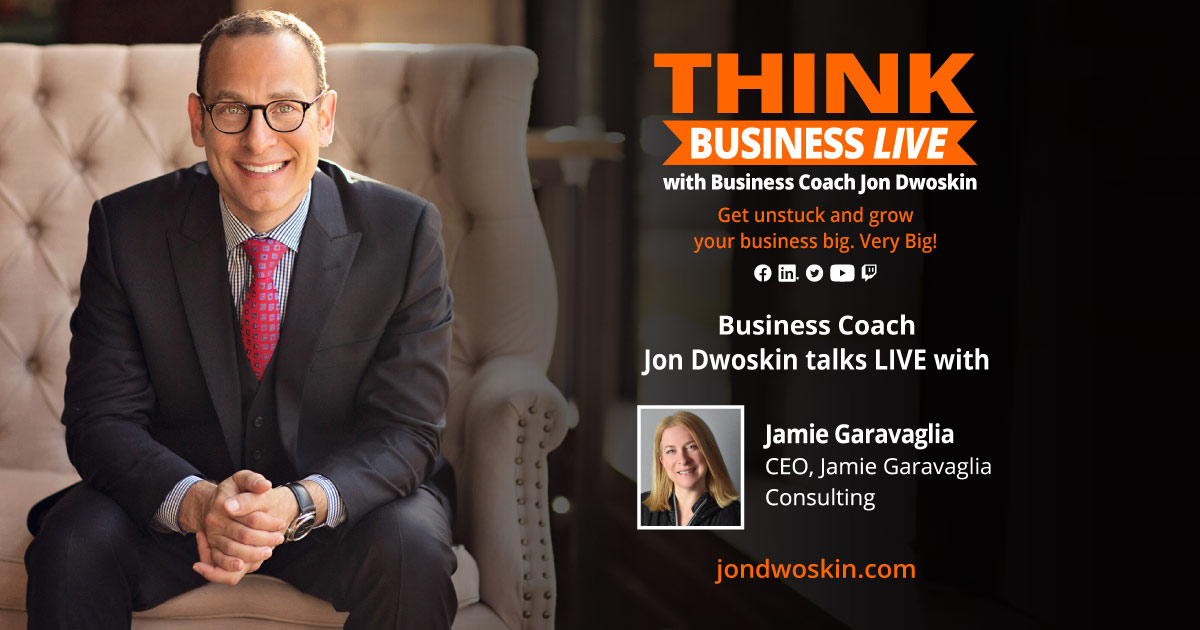 THINK Business LIVE: Jon Dwoskin Talks with Jamie Garavaglia