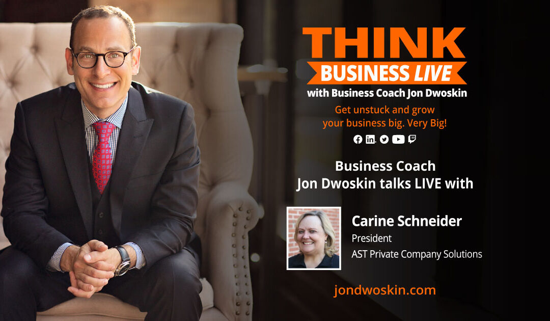 THINK Business LIVE: Jon Dwoskin Talks with Carine Schneider