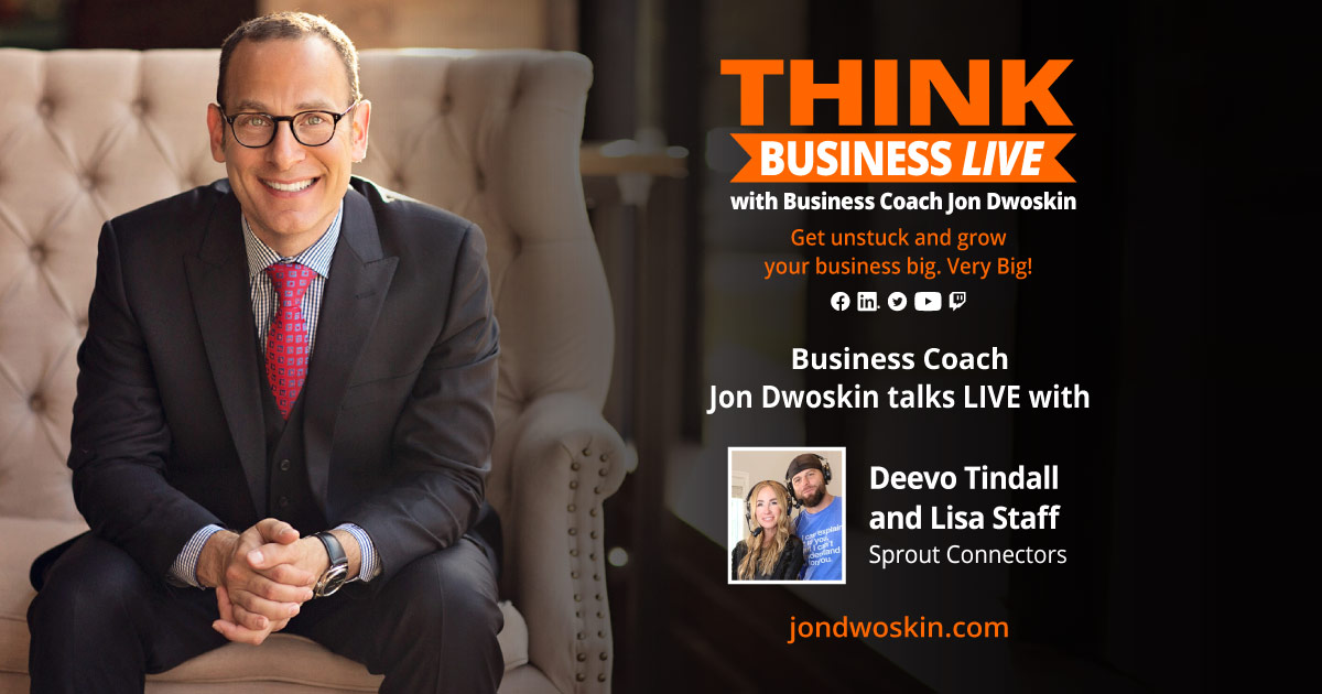 THINK Business LIVE: Jon Dwoskin Talks with Deevo Tindall and Lisa Staff