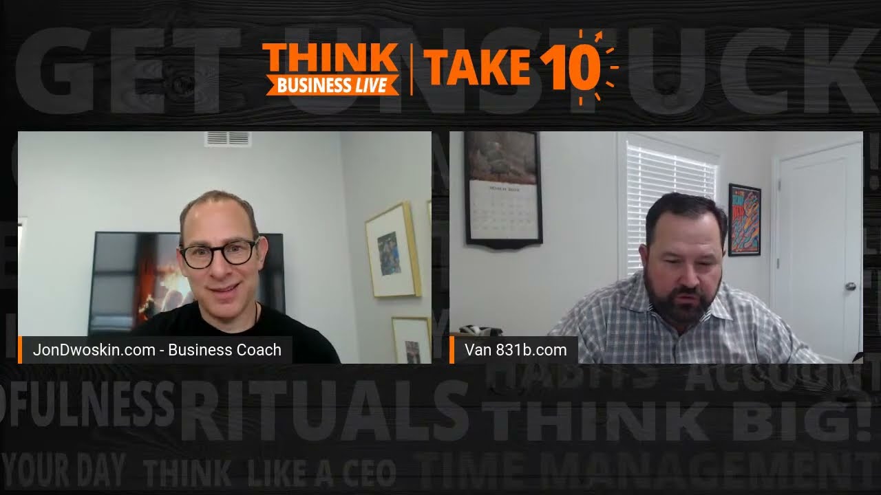 THINK Business LIVE - Take 10: Jon Dwoskin talks with Van Carlson