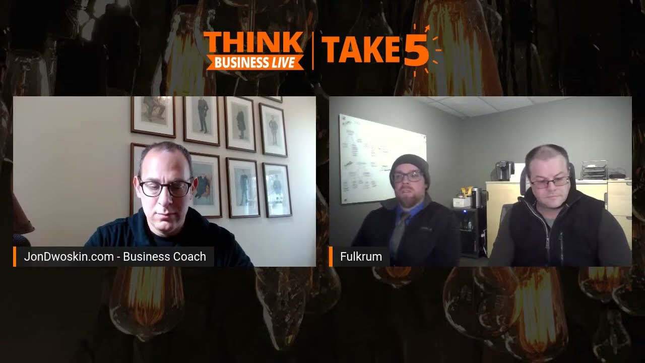 THINK Business LIVE - Take 5: Jon Dwoskin talks with Adrian Keogh and Darin Radimaker - Part 4