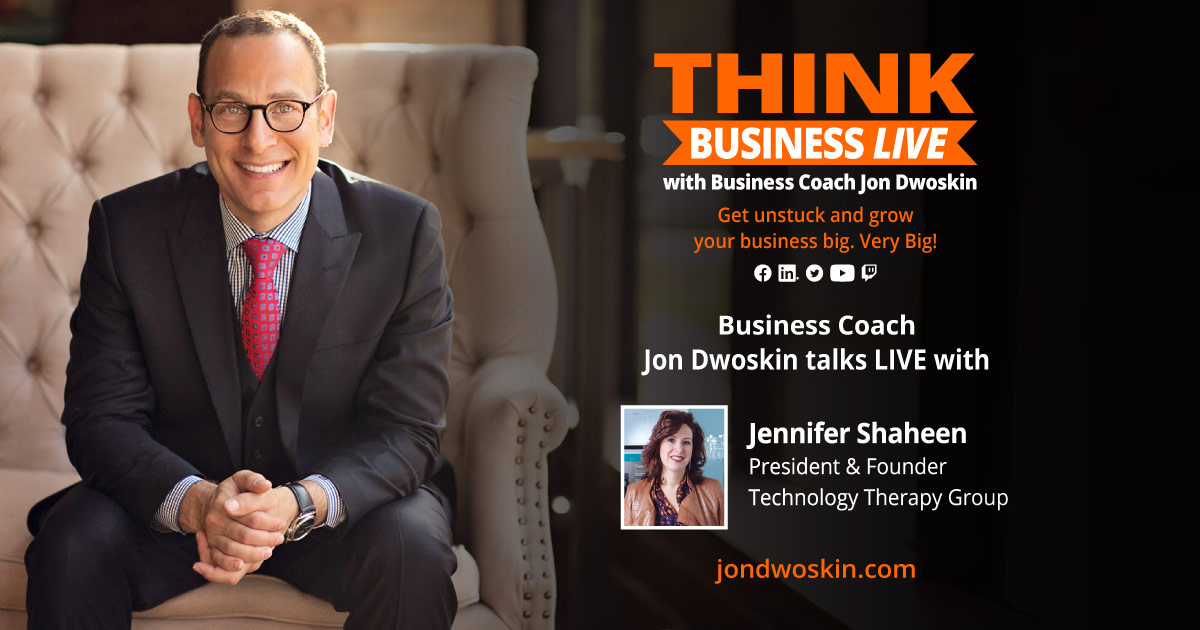 THINK Business LIVE - Take 10: Jon Dwoskin Talks with Jennifer Shaheen