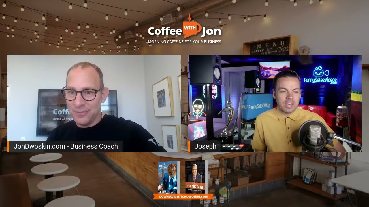 Coffee with Jon: 8 Simple Steps of Making a Funny Sales Video - Step 1