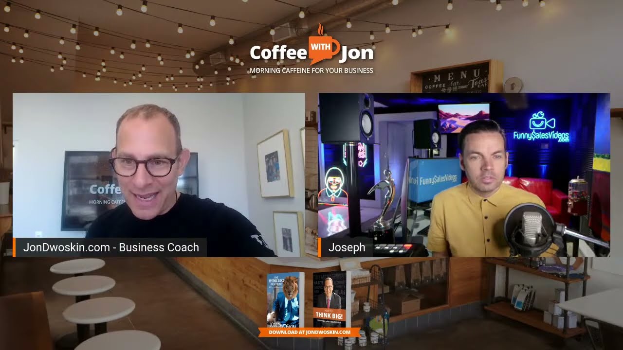 Coffee with Jon: 8 Simple Steps of Making a Funny Sales Video - Step 2