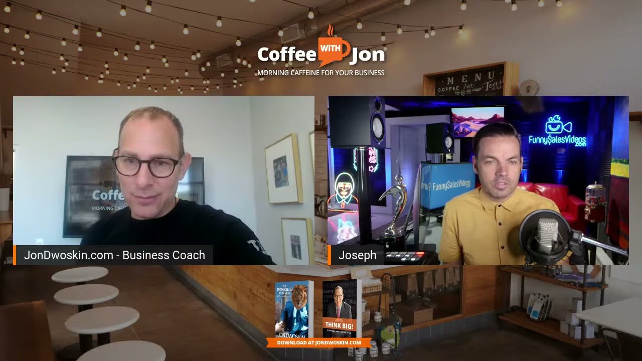 Coffee with Jon: 8 Simple Steps of Making a Funny Sales Video - Step 4