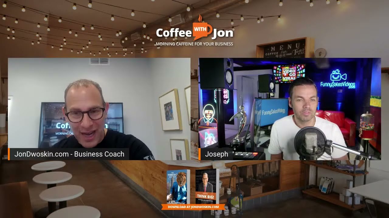 Coffee with Jon: 8 Simple Steps of Making a Funny Sales Video - Step 7