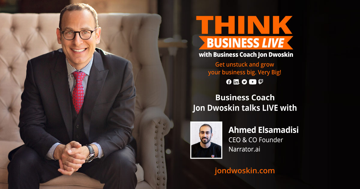 THINK Business LIVE: Jon Dwoskin Talks with Ahmed Elsamadisi