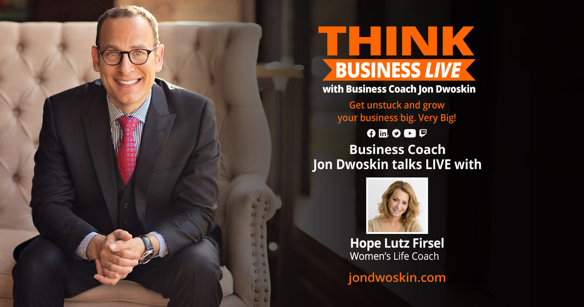THINK Business LIVE: Jon Dwoskin Talks with Hope Lutz Firsel