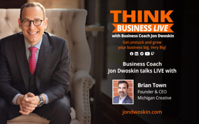 THINK Business LIVE: Jon Dwoskin Talks with Brian Town, Founder & CEO of Michigan Creative