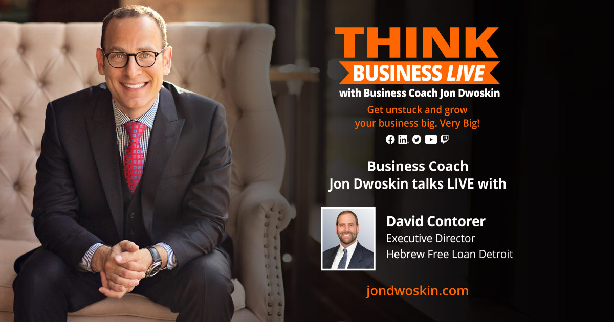 THINK Business LIVE: Jon Dwoskin Talks with David Contorer