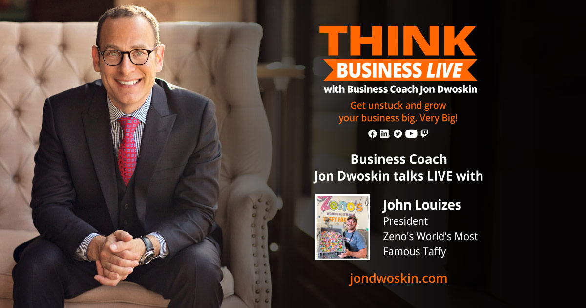 THINK Business LIVE: Jon Dwoskin Talks with John Louizes