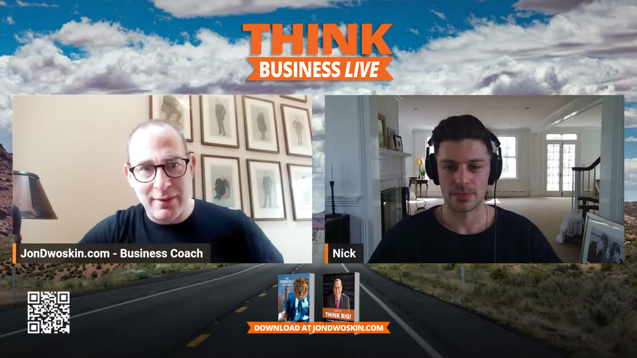 THINK Business LIVE: Jon Dwoskin Talks with Nick Frued