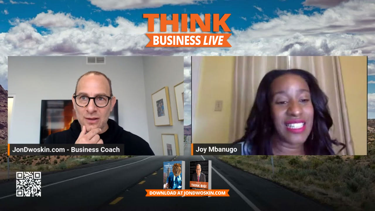 THINK Business LIVE: Jon Dwoskin Talks with Joy Mbanugo