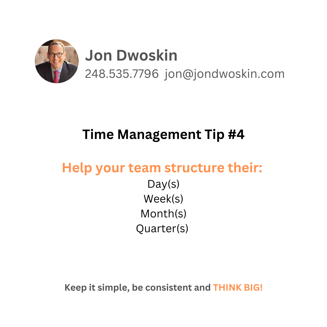 Time Management Tip 4