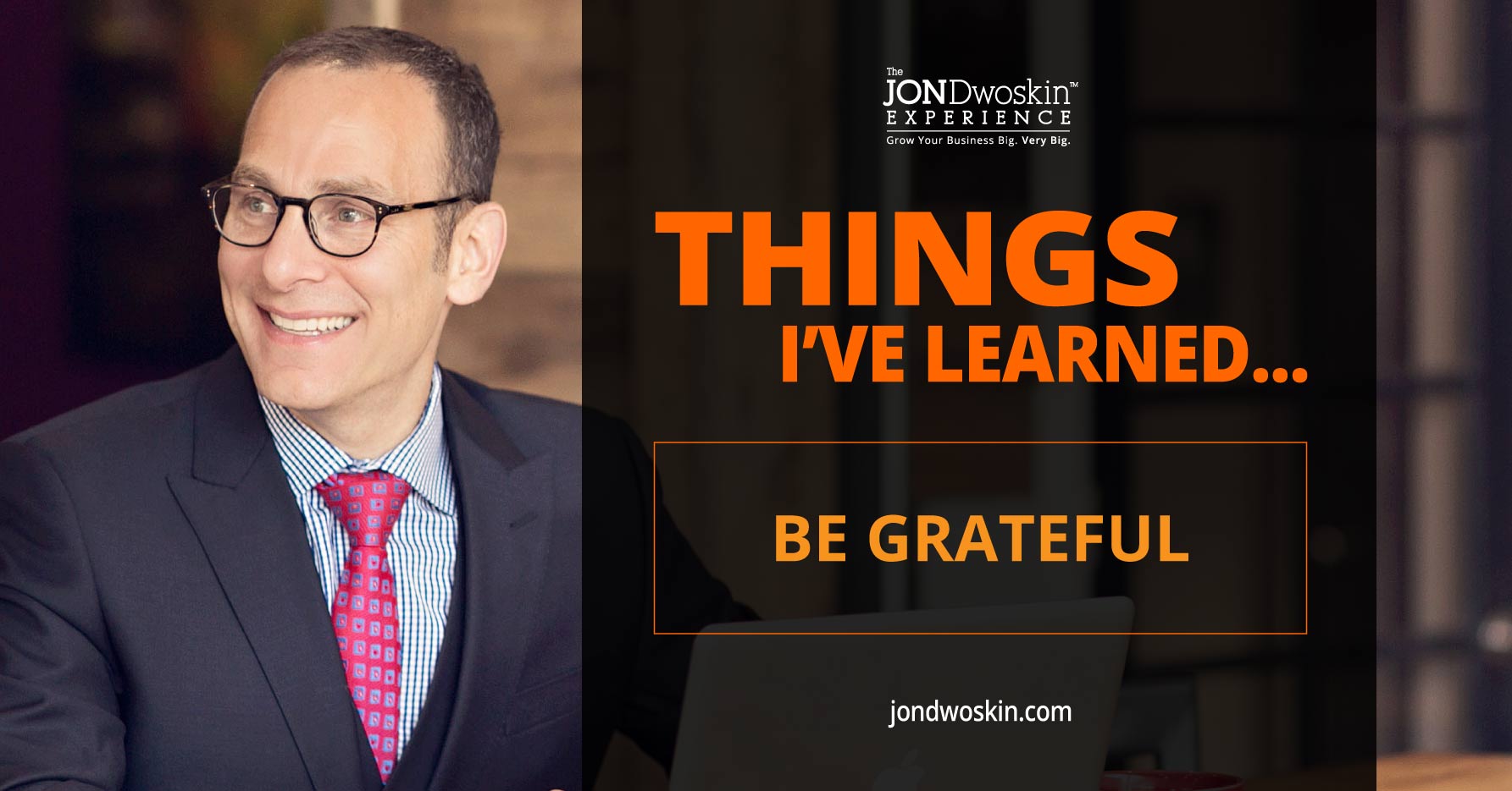 5 Things I’ve Learned in My 50 Years: Be Grateful