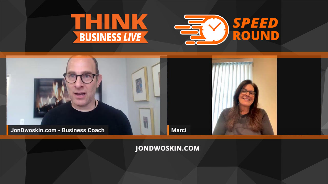 Jon Dwoskin's Speed Round with Marci Shienbaum
