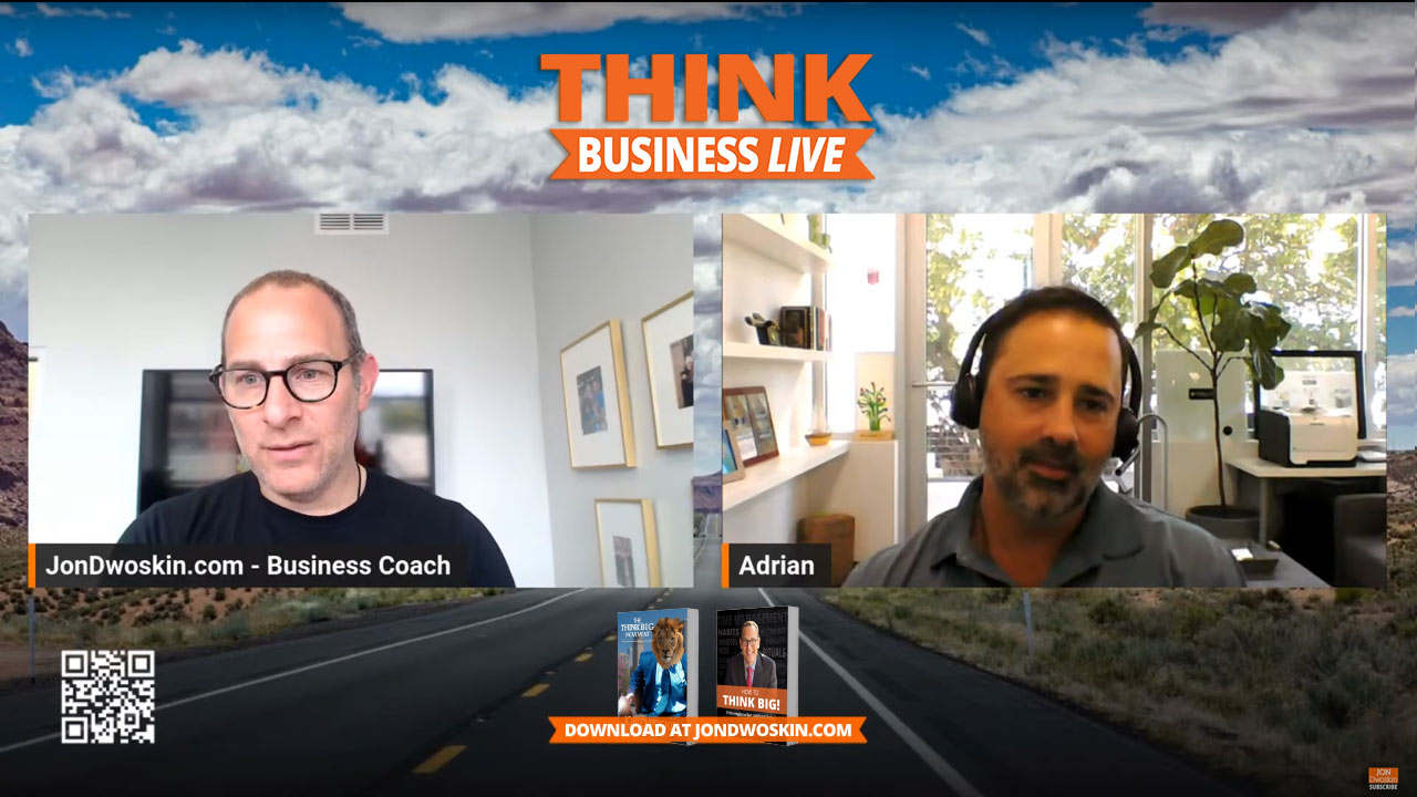 THINK Business LIVE: Jon Dwoskin Talks with Adrian Esquivel