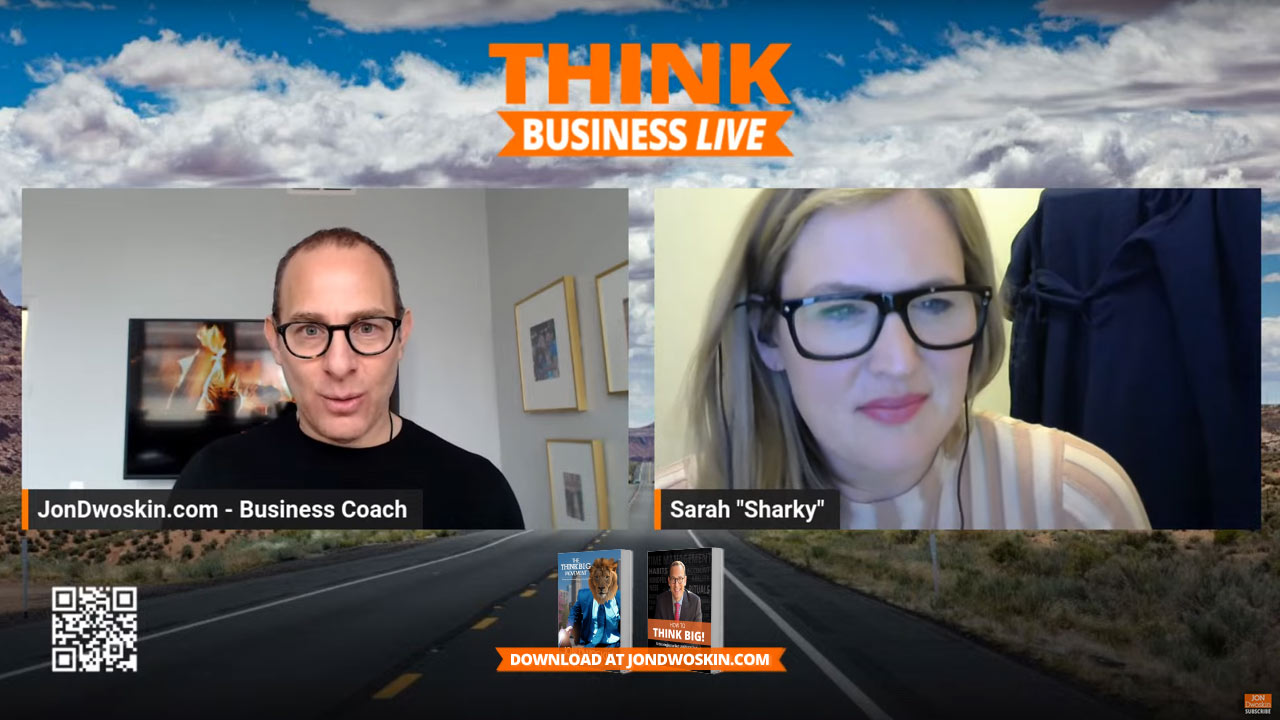 THINK Business LIVE: Jon Dwoskin Talks with Sarah Harkness