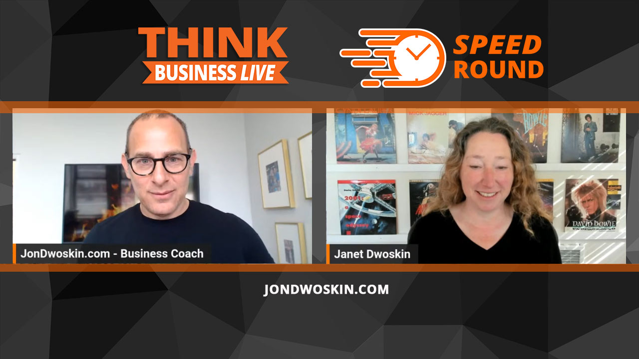 Jon Dwoskin's Speed Round with Janet Dwoskin