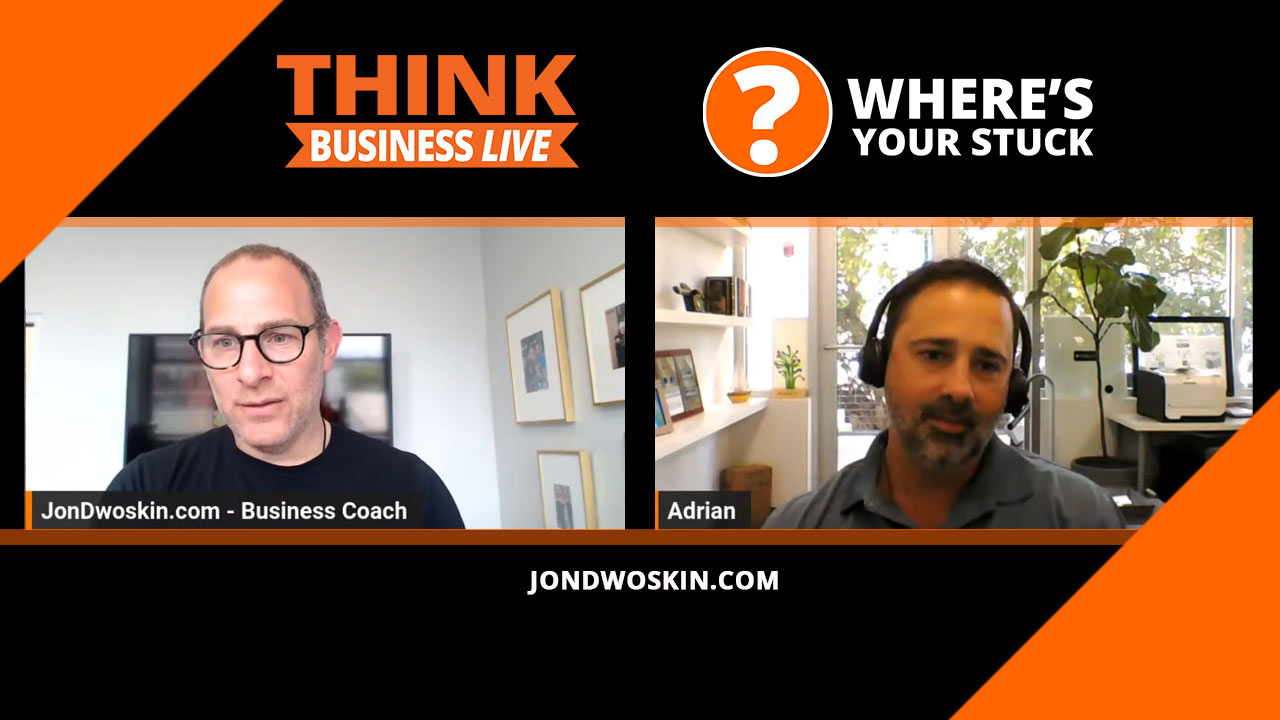 Jon Dwoskin's Where's Your Stuck with Adrian Esquivel