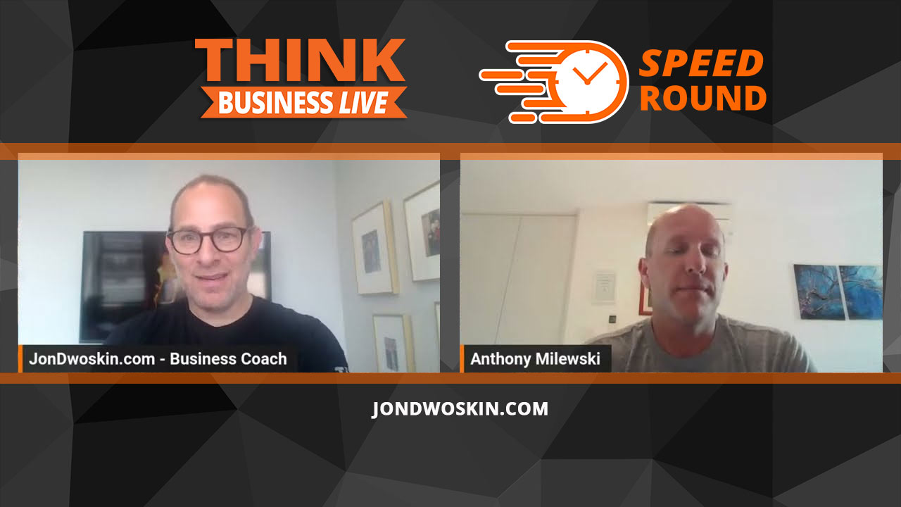 Jon Dwoskin's Speed Round with Anthony Milewski