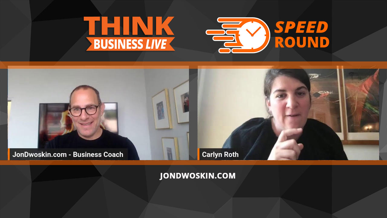 Jon Dwoskin's Speed Round with Caryln Roth