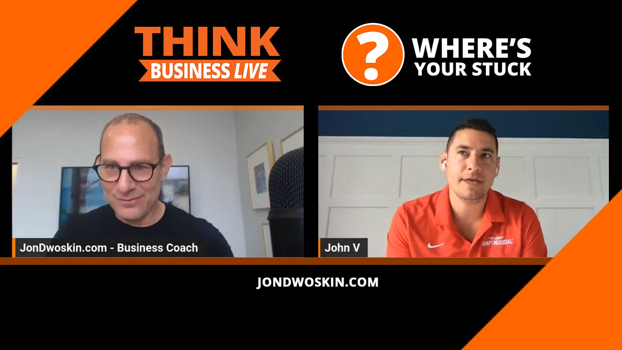 Jon Dwoskin's Where's Your Stuck with John Vagueiro