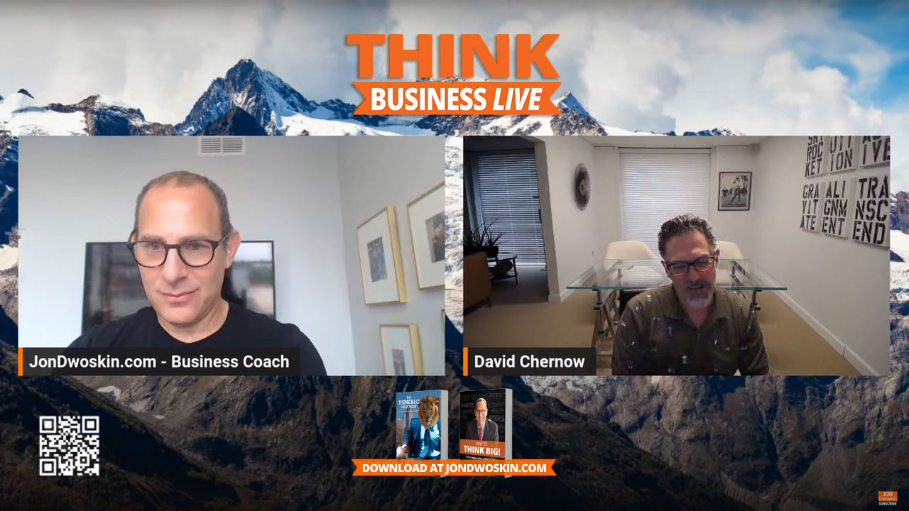 THINK Business LIVE: Jon Dwoskin Talks with David Chernow