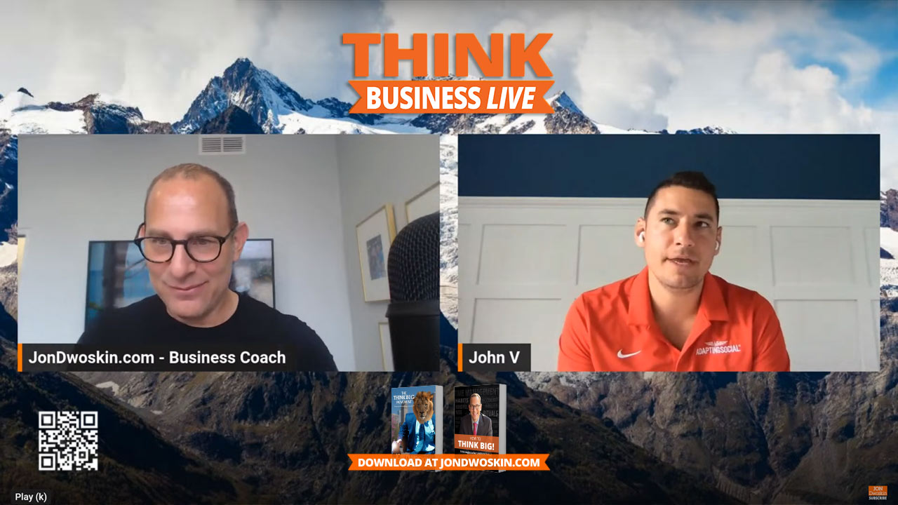 THINK Business LIVE: Jon Dwoskin Talks with John Vagueiro