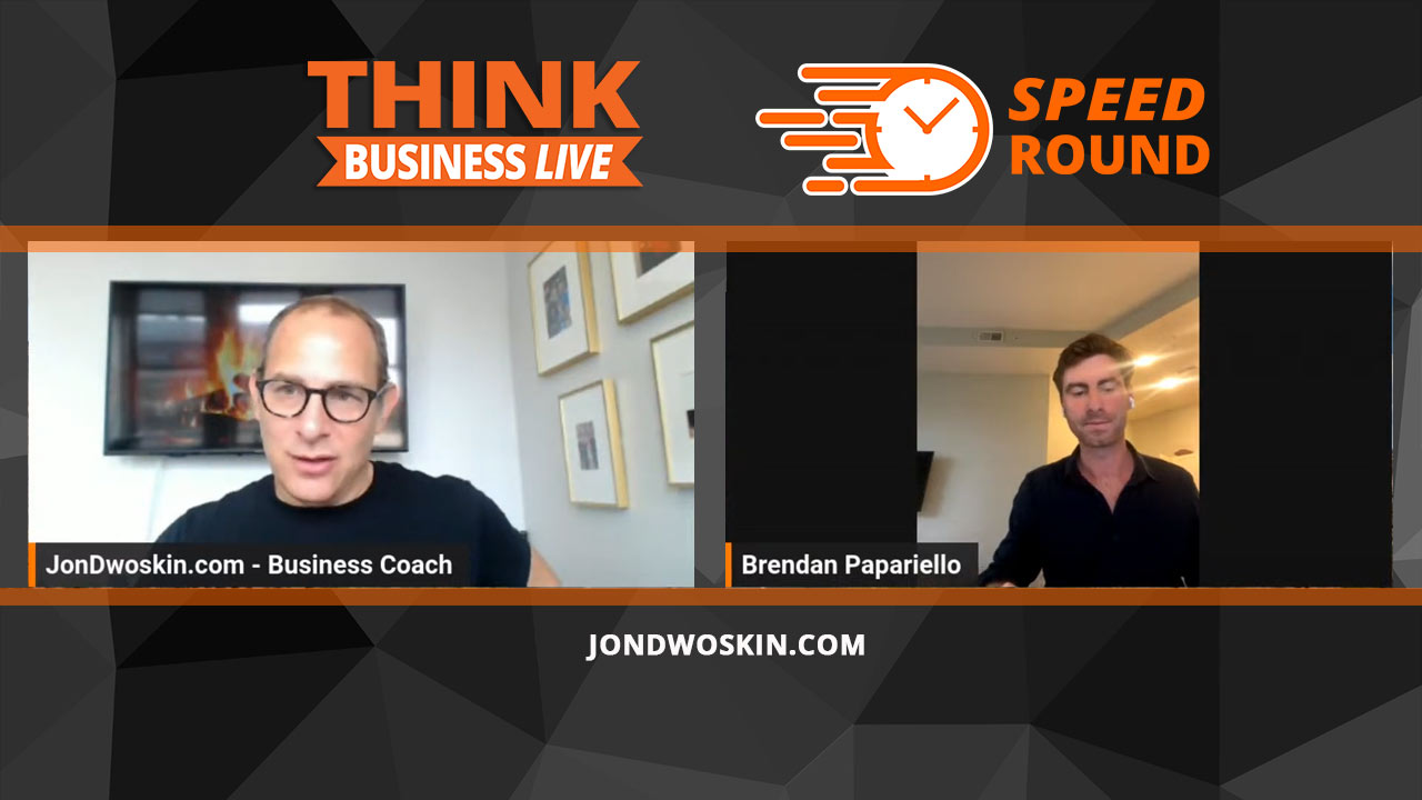 Jon Dwoskin's Speed Round with Brendan Papariello