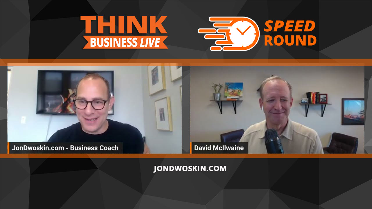 Jon Dwoskin's Speed Round with David McIlwaine