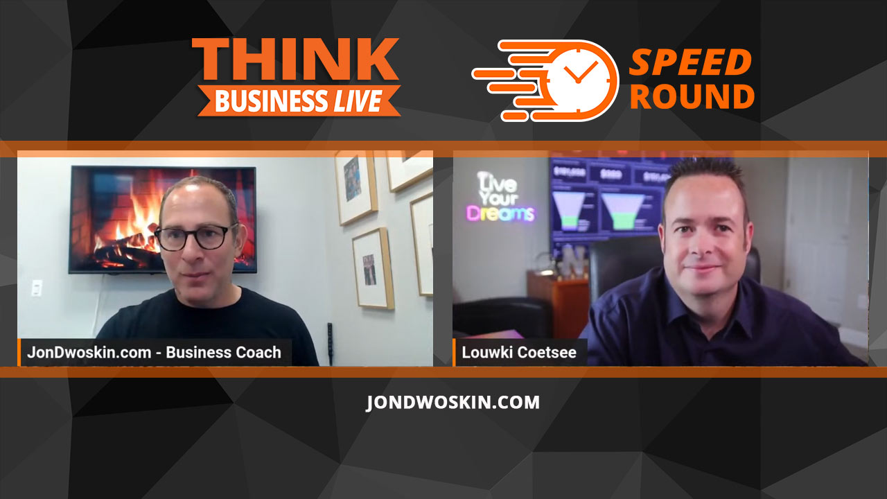 Jon Dwoskin's Speed Round with Louwki Coetsee