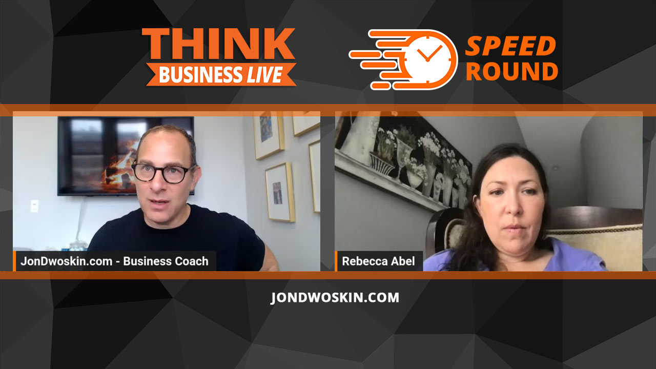 Jon Dwoskin's Speed Round with Rebecca Abel - The Jon Dwoskin Experience
