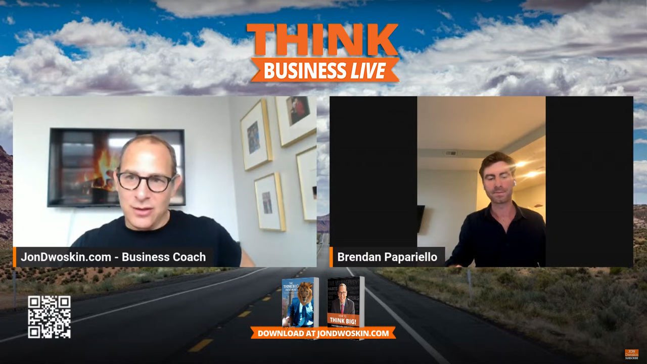 THINK Business LIVE: Jon Dwoskin Talks with Brendan Papariello