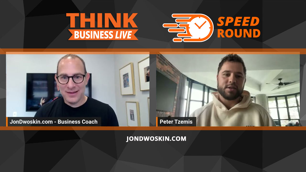 Jon Dwoskin's Speed Round with Peter Tzemis
