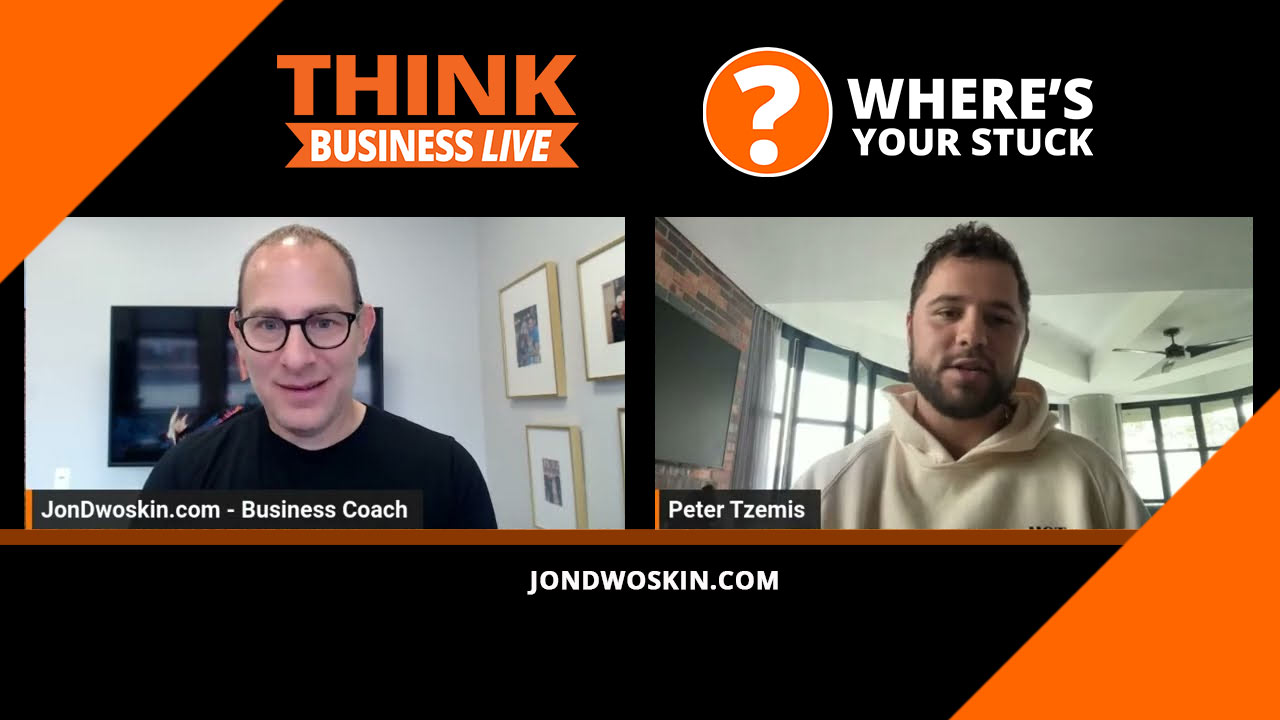 Jon Dwoskin's Where's Your Stuck with Peter Tzemis