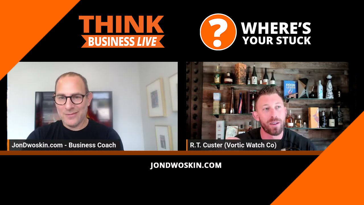 Jon Dwoskin's Where's Your Stuck with Robert Thomas Custer