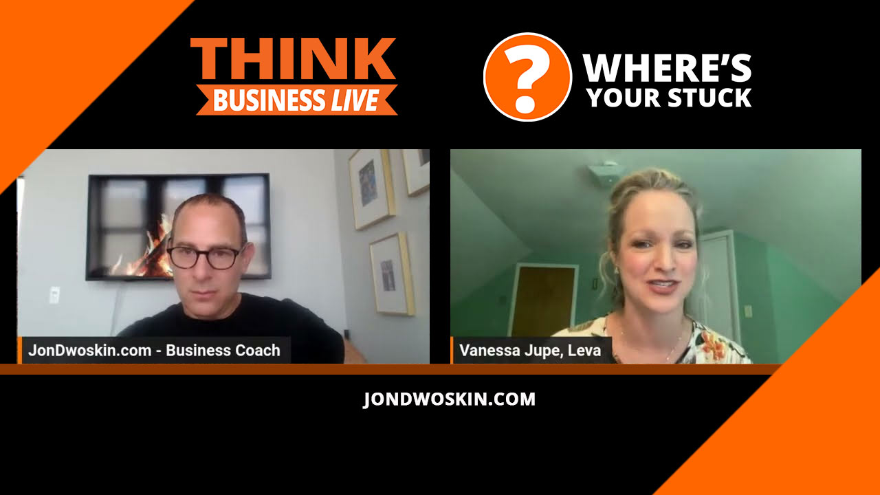 Jon Dwoskin's Where's Your Stuck with Vanessa Jupe