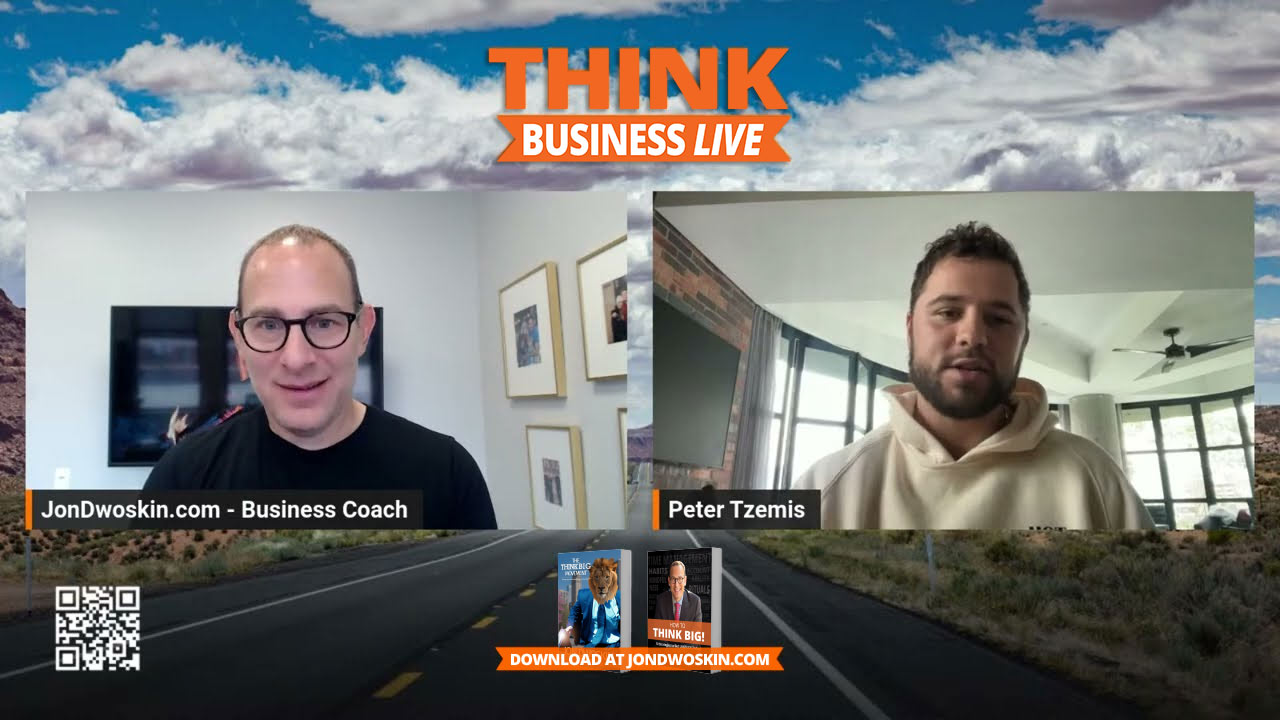 THINK Business LIVE: Jon Dwoskin Talks with Peter Tzemis